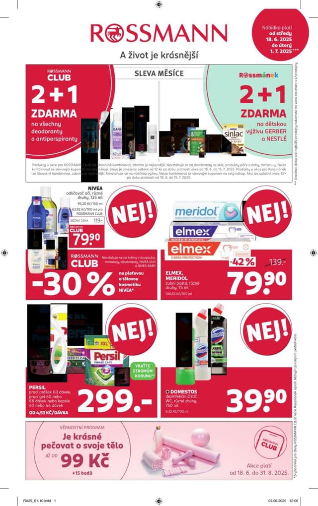 Rossmann drogerie leták 23.9. - 6.10.